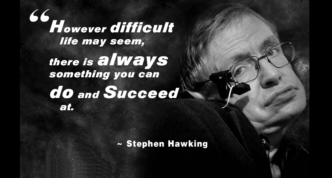 What disability does Stephen Hawking have?